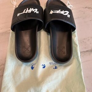 Men’s Black Off-White Slides
